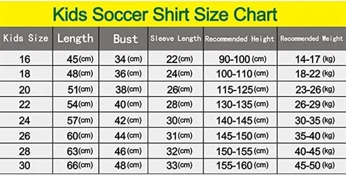 Miniatura 5 de Kids Jersey Boys' Soccer Jerseys Badge Soccer Ball Kids Football Soccer Boys Kids Youth Jersey Shirt Kit Set