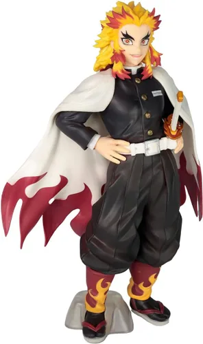 Figura Ichibansho - Demon Slayer: Kimetsu no Yaiba - Kyojuro Rengoku (El Hashira), estatua coleccionable de Bandai Spirits