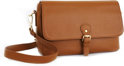 Miniatura 6 de Meliaebag - Bolso para cámara sin espejo para mujer, elegante bolsa de cuero genuino para cámara, bolsa cruzada para viajes, compatible con Canon
