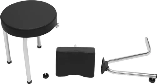 Miniatura 9 de Taburete de pedicura con reposapiés, taburete de pedicura de uñas ajustable en altura, soporte para piernas, equipo de pedicura para spa, salón
