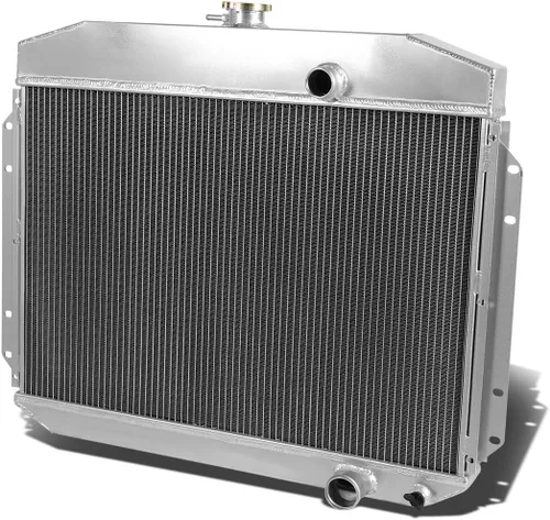 DNA Motoring RA-F10061-L6-3 - Radiador de aluminio completo de 3 filas compatible con Ford F-100 61-64 / F-250 / F-350 Pickup