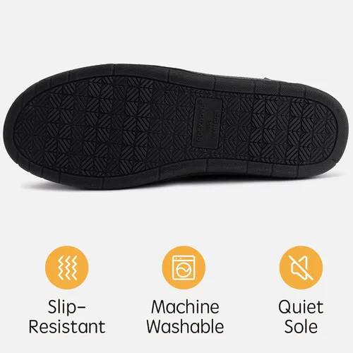 Miniatura 6 de RockDove Pantuflas con capucha de dos tonos para mujer con plantilla extraíble