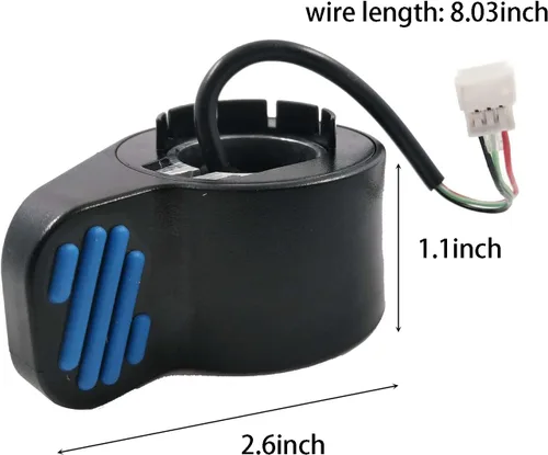 Miniatura 2 de MIMIRACLE Acelerador de velocidad para Ninebot ES1 ES2 ES3 ES4 ES5 Scooter eléctrico dedo acelerador freno acelerador