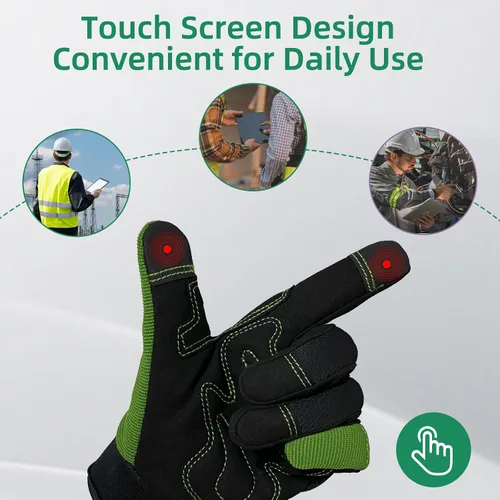 Miniatura 5 de Guantes de jardinería para hombres y mujeres, a prueba de espinas y resistentes a pinchazos, guantes de trabajo de seguridad y jardinería, regalos