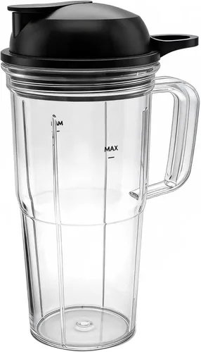 Miniatura 8 de Vaso de viaje de repuesto con tapa de 18 onzas y para llevar, compatible con mezcla NutriBullet Blender de 1200 W (ZNBF30500Z/ZNBF30400Z/NBF70500)