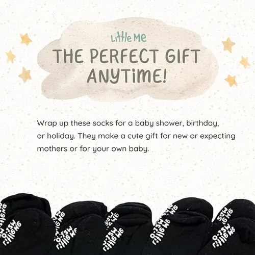 Miniatura 5 de Little Me Paquete de 20 calcetines unisex para bebés recién nacidos, infantes y niños pequeños, para bebé niña o niño, 0-12 y 12-24 meses, paquete