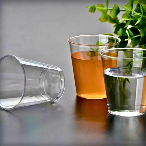 Miniatura 4 de Green Direct Vasos de chupito de plástico desechables de 1 onza, paquete de 100, pequeños vasos de plástico para vodka, whisky, tequila, vino