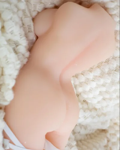 Miniatura 5 de Masturbador masculino de 1.4 libras con portátil, muñeca sexual pequeña de TPE con coño anal vaginal, muñeca adulta sexual para adultos para hombres