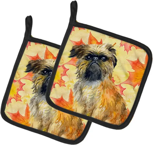 Miniatura 156 de Caroline's Treasures BB9655PTHD - Juego de soportes para ollas de cocina resistentes al calor, almohadillas calientes para horno, 7 1/2 x 7 1/2