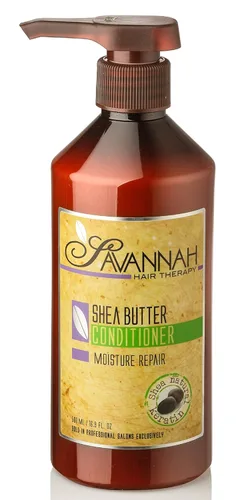 Savannah Hair Therapy Acondicionador sin sulfato, acondicionador para cabello rizado, acondicionador natural para cabello, acondicionador de humedad