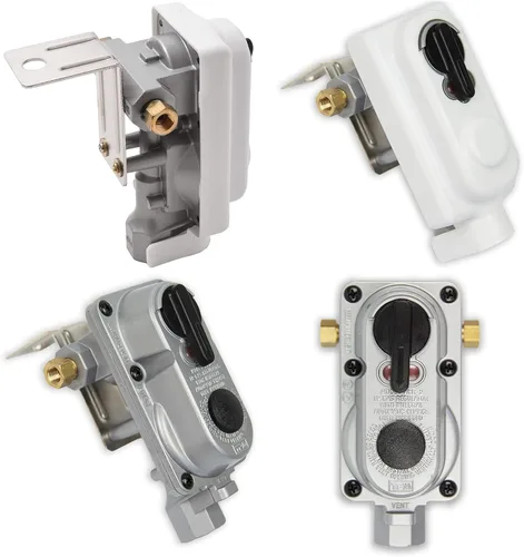 Miniatura 6 de Flame King (KT12ACR-2a) Regulador de gas propano LP de dos etapas con recambio automático con dos pigtails de 12 pulgadas para vehículos