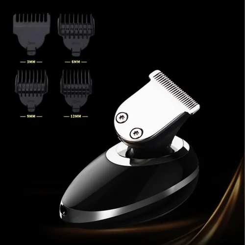 Miniatura 4 de LALAFINA Recortadora eléctrica de barba - Recortadora de pelo unisex para hombres, juego de accesorios de aseo y barba