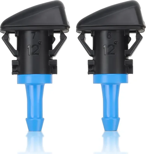 GoaMotors 2 piezas 68024312AB Boquilla de rociador del limpiaparabrisas delantero Subconjunto de rociado Compatible con Chrysler 200 2011-2014