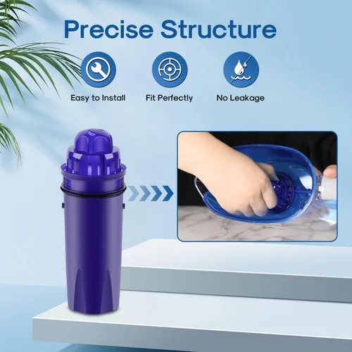Miniatura 3 de ICEPURE Filtro de agua de repuesto para jarra PUR CRF950Z, CRF-950Z, PPF900Z, PPF951K, PPT700W, CR-1100C, CR1100CV, DS-1800Z, PPT711W, PPT711B