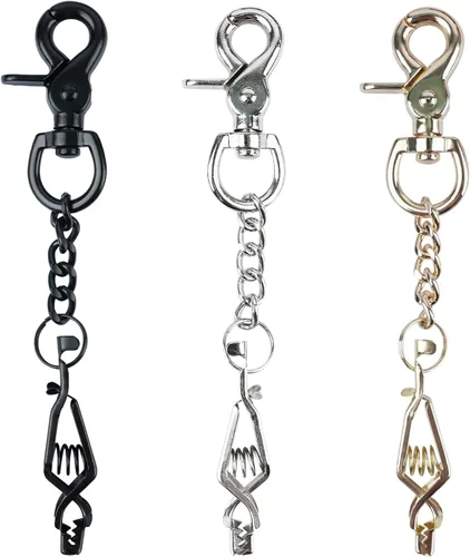 Miniatura 8 de MELOTOUGH Pinza de guante de metal para guantes de trabajo, clips de guantes de acero resistente para tácticas, esquí, campamento, actividades al