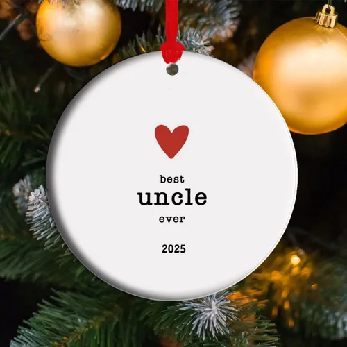 Miniatura 2 de Mejor adorno de hermano de todos los tiempos 2025 para hermano de hermana/hermano/hermano - Recuerdo único de las fiestas