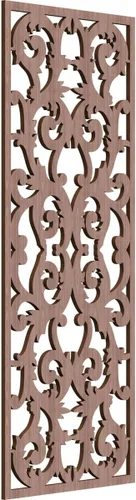 Miniatura 91 de Meadville Paneles decorativos de pared de madera con calado, 9 3/8 pulgadas de ancho x 24 3/8 pulgadas de alto x 1/4 de alto, aliso