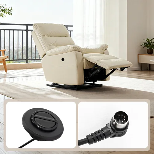 Miniatura 6 de Fromann Interruptor reclinable 2 botones 5 pin ronda mano control auricular fijo para sofá eléctrico silla elevadora