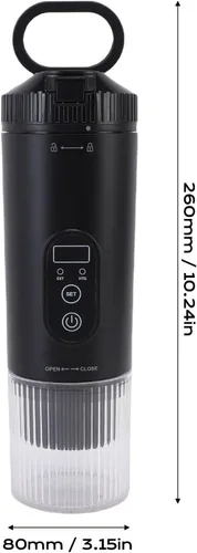 Miniatura 5 de VBESTLIFE Cafetera de viaje, máquina de café espresso portátil autocalentable compatible con cápsulas DolceGusto, tipo C para caravana, senderismo