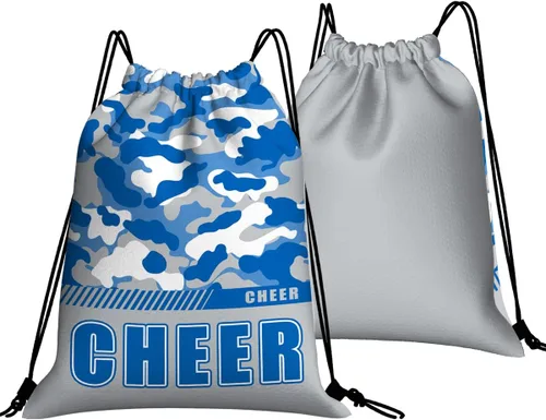 Miniatura 44 de Mochila con cordón impermeable para gimnasio, bolsas con cordón, bolsa de cuerda deportiva, mochila de camuflaje, Bolsas con cordón Cheer - Bolsas
