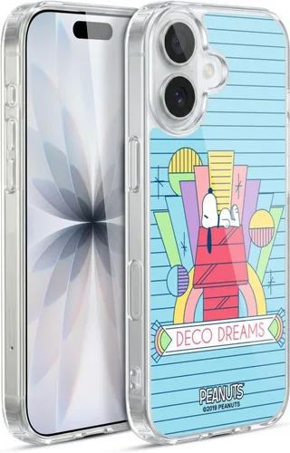 Miniatura 8 de Head Case Designs Snoopy Deco Dreams - Funda de gel suave con licencia oficial de Peanuts Blue Pattern compatible con Apple iPhone 7 Plus/iPhone 8