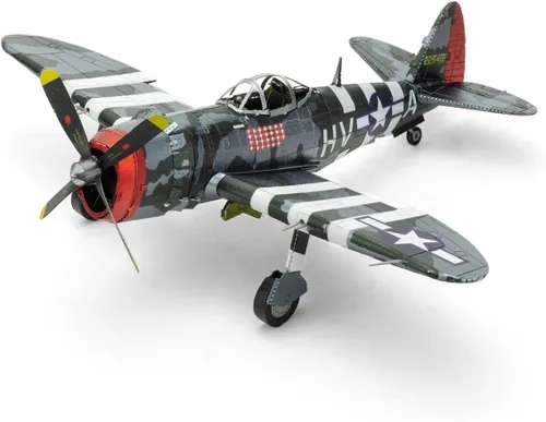 Kit de modelo de metal 3D P-47 Thunderbolt de Metal Earth Fascinations