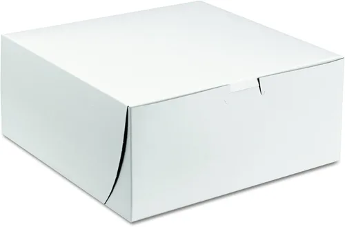 Miniatura 12 de Southern Champion Tray 0961K - Caja de panadería de cartón kraft sin bloqueo de ventana, 9 pulgadas de largo x 9 pulgadas de ancho x 4 pulgadas