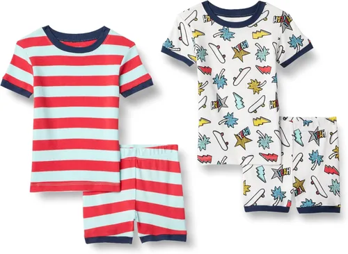 Miniatura 15 de Amazon Essentials Babies, Toddlers and Boys' Snug-Fit Cotton Pajama Set, Multipacks