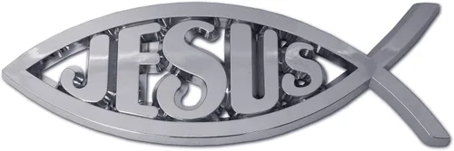 Miniatura 11 de Elektroplate Christian Fish - Emblema de metal cromado para automóviles, camiones y todos los automóviles, ajuste universal de 4 x 1.4 pulgadas