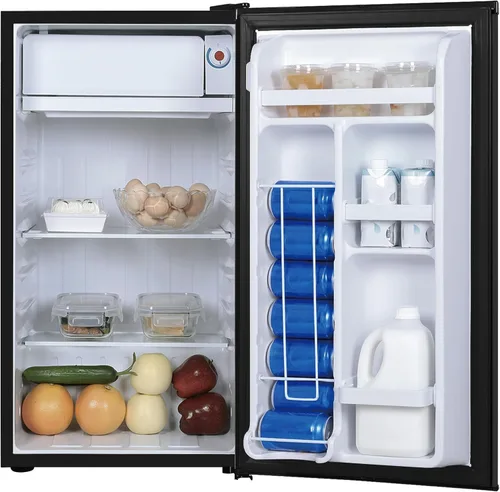 Miniatura 3 de RFR320 Mini refrigerador de una puerta con congelador, 3.2 Cu. Pie. capacidad - negro