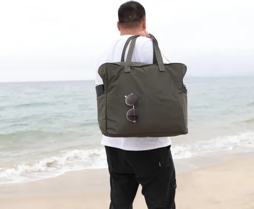 Miniatura 9 de Bolsa de playa y piscina para mujer, grande, bolsa de gimnasio con compartimento húmedo para viajes, impermeable