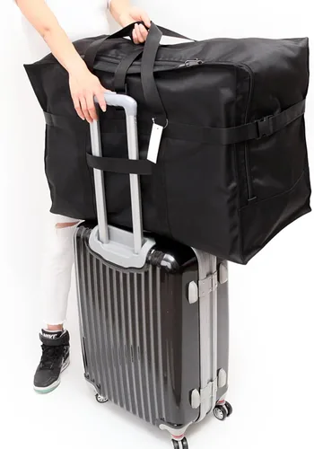 Miniatura 7 de Bolsa de viaje extra grande para equipaje a cuadros antirrobo, 28 pulgadas, 120 L