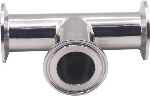 Miniatura 3 de DERNORD Paquete de 2 abrazaderas en T de 3 vías de acero inoxidable 304 accesorios sanitarios para 1.5 pulgadas Tri-abrazadera, tubo de 1.496 in OD