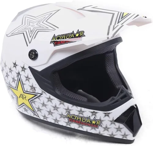 Miniatura 2 de TFCFL Casco de motocross todoterreno unisex para niños y jóvenes, casco todoterreno para hombres y mujeres, aprobado por DOT (2, L)