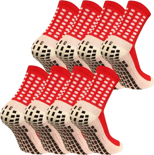 Miniatura 13 de fjberrtsat Calcetines para hombre de fútbol sin deslizamiento, antideslizantes, para fútbol y baloncesto, con almohadillas antideslizantes