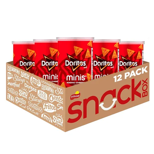 Minis Botes, Doritos Queso Nacho, 1.95 onzas (paquete de 12)
