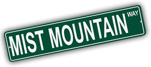 Miniatura 8 de Ohio Mountains Pick Your Mountain Compatible/repuesto para Acme Hill United States Mountain aluminio metal metal metal estilo letrero de calle
