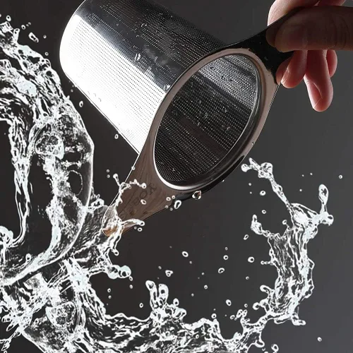 Miniatura 3 de SagaSave Filtro de café reutilizable de acero inoxidable sin papel, doble cesta de malla fina para té suelto y café molido para taza