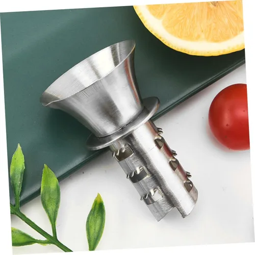 Miniatura 3 de Exprimidor manual de limón de 2 piezas Exprimidor de mano de cítricos Exprimidor portátil de acero inoxidable para la cocina casera