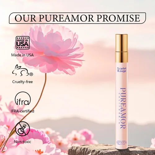 Miniatura 3 de Perfumes de Feromonas PureAmor para Mujeres, Perfume de Ámbar Azafrán, Eau De Parfum de Larga Duración, Perfume de Fragancia Avanzada para Mujeres