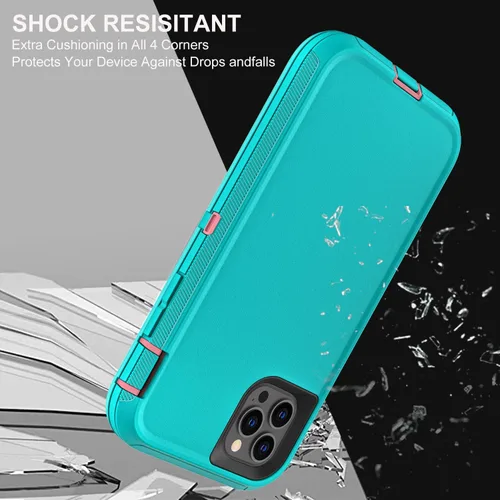 Miniatura 5 de YKHJKLEC para iPhone 11 Pro Max, funda de grado militar 3 en 1 resistente a prueba de golpes/caídas/polvo con 2 piezas de protector de pantalla