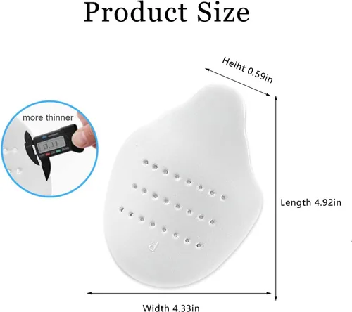 Miniatura 2 de 2 pares de protectores de arrugas de zapatos Toe Box 2.0 mejorados anti-arrugas para zapatos deportivos, material suave, insertos cómodos