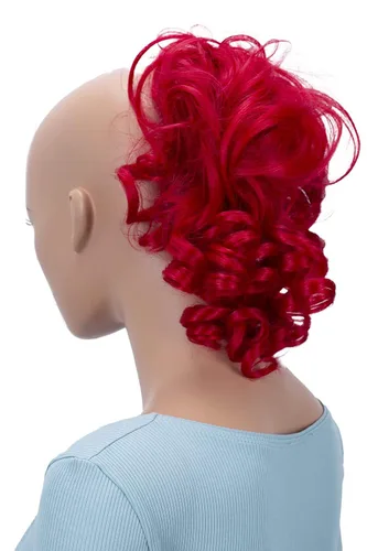 Miniatura 36 de CAISHA - Postizo Jumbo de Cabello Elástico para Recogidos Voluminosos y Rizos Desaliñados, Color Rubio Claro, G5L rubio claro #22T613 G5L
