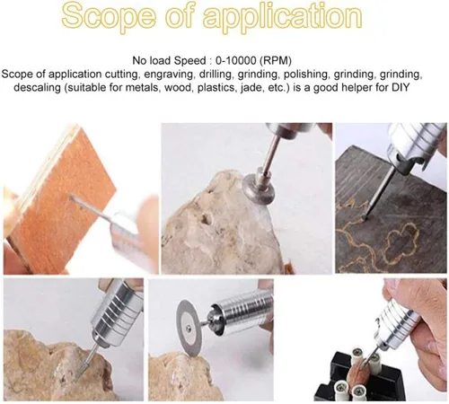 Miniatura 3 de Sierra lapidaria para cortar rocas, máquina de corte de piedra de equipo lapidario de 6 pulgadas, sierras de mesa húmedas de 110V, 10000RPM