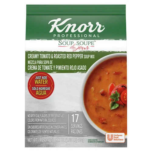 Miniatura 10 de Knorr Professional Soup du Jour - Mezcla de sopa de queso y brócoli vegetariana, sin gluten, sin MSG añadido, 0.00 oz de grasa trans por porción