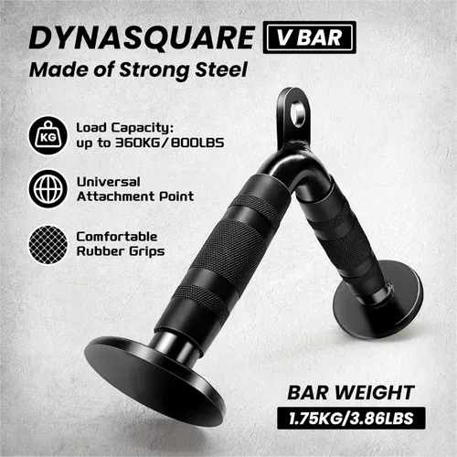 Miniatura 4 de Accesorios de cable para gimnasio en casa, fabricados en acero sólido resistente, accesorio de extracción LAT, accesorios para máquina