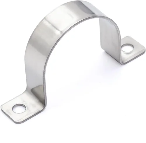 Miniatura 8 de Abrazaderas de conducto de acero inoxidable de 3/4 pulgadas, abrazaderas de tubo de 2 agujeros, soporte en U, clips de fijación de conducto