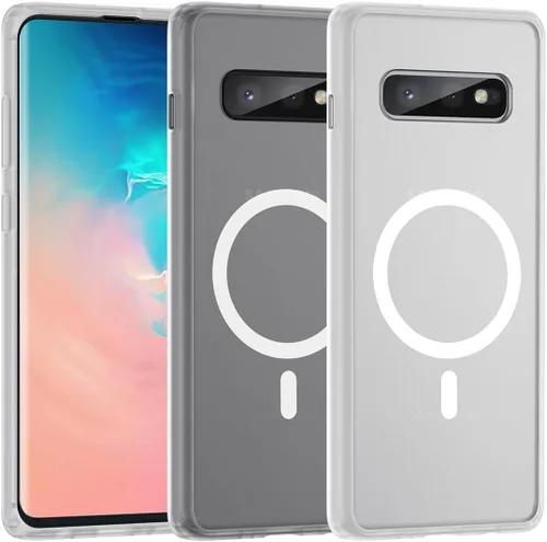 Miniatura 33 de TIANNIUKE Funda Magnética para Samsung Galaxy S21 5G, Mate Translúcida Anti-Huellas Dactilares, Compatible con MagSafe, Ajuste Delgado a Prueba