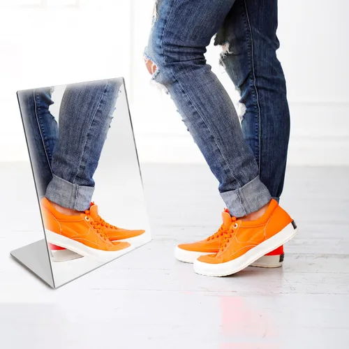 Miniatura 4 de SSWBasics Espejo de piso de caballete acrílico - 12W x 18 H