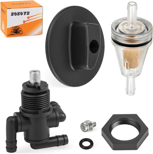 7052161 Válvula de depósito de combustible de 3 vías Petcock y tuerca de perilla para Polaris Sportsman 335 400 500 600 700 Magnum Trail Boss 325